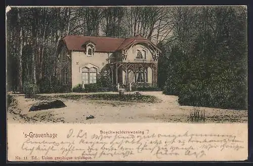 AK `s-Gravenhage, Boschwachterswoning