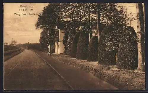 AK Leersum, Weg naar Doorn