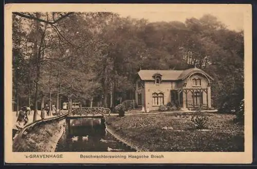 AK `s-Gravenhage, Boschwachterswoning Haagsche Bosch