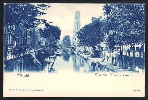 AK Utrecht, Vue sur le vieux Canal
