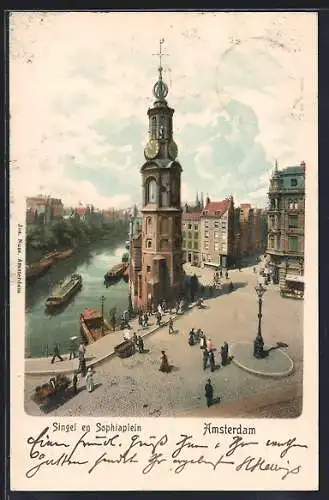 AK Amsterdam, Singel en Sophiaplein