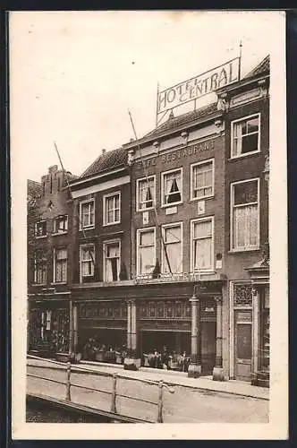 AK Delft, Hotel Central Café Restaurant, Eigenaar H. Nyhof