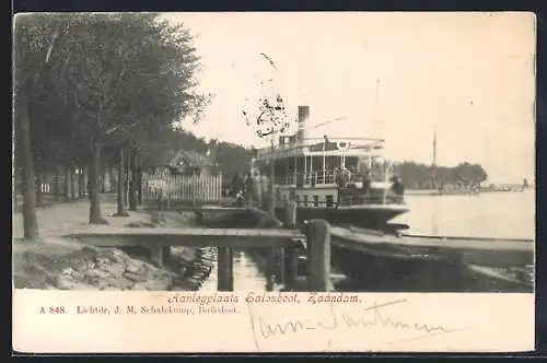 AK Zaandam, Aanlegplaats Salonboot