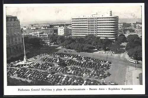 AK Buenos Aires, Prefectura General Marítima y playa de estacionamiento