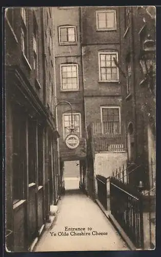 AK London, Entrance to Ye Olde Cheshire Cheese