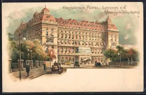 Lithographie London, Grosvenor Hotel, Adjoining Victoria Station