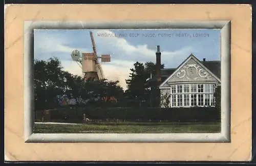 AK Putney Heath /London, Windmill and Golf Course