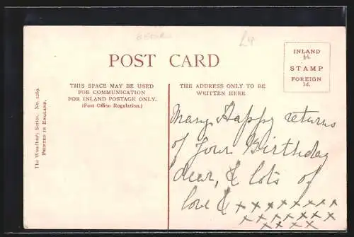 AK Snaresbrook, Strassenpartie mit Parkanlage