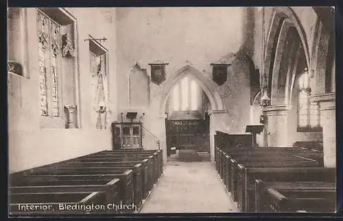 AK Bledington, Church, Interior