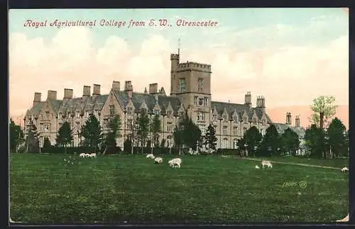 AK Cirencester, Royal Agricultural College from S. W.