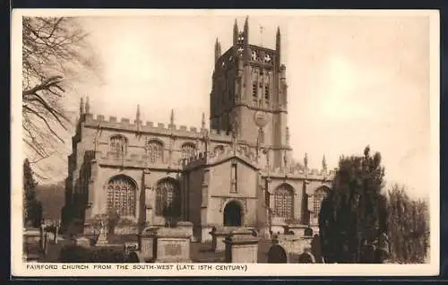 AK Fairford, Church from the South-West
