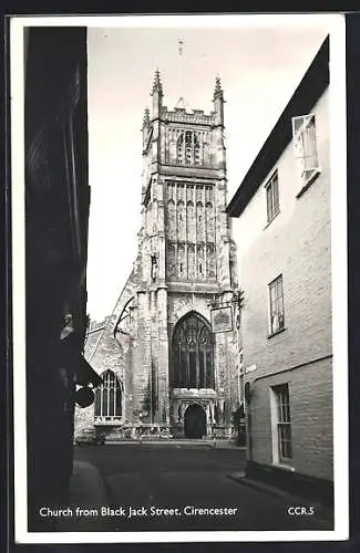 AK Cirencester, Church from Black Jack Street