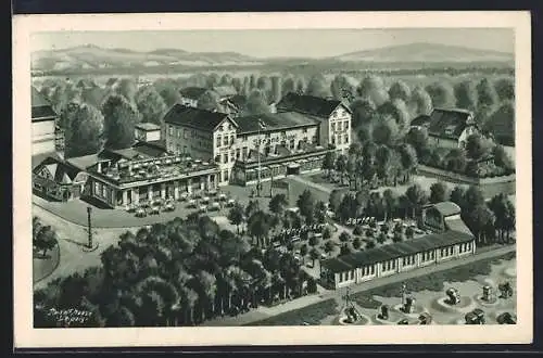 Künstler-AK Arendsee i. M., Strand-Hotel und Pension, Bes. G. Paasch