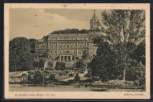 AK Wiesenburg / Mark, Blick auf das Schloss