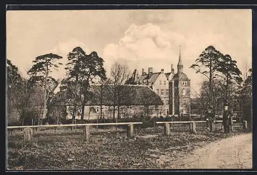 AK Senden / Westf., Blick auf das Schloss