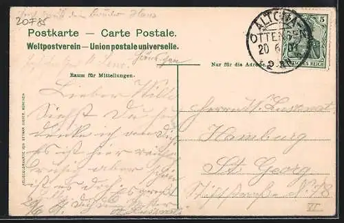 AK Dampfer Silvana in Fahrt