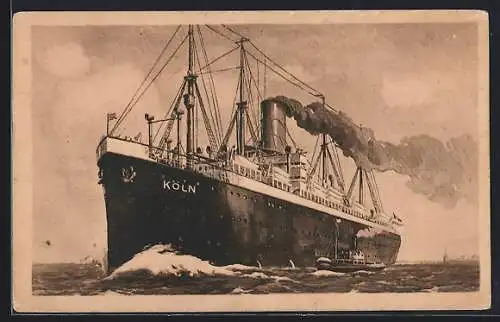 AK Dampfer Köln, Norddeutscher Lloyd Bremen