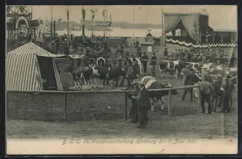 AK Düsseldorf, 21. Wanderausstellung der Deutschen Landwirtschafts-Gesellschaft 1907