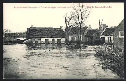 AK Moerzeke, Overstroomingen van Maart 1906