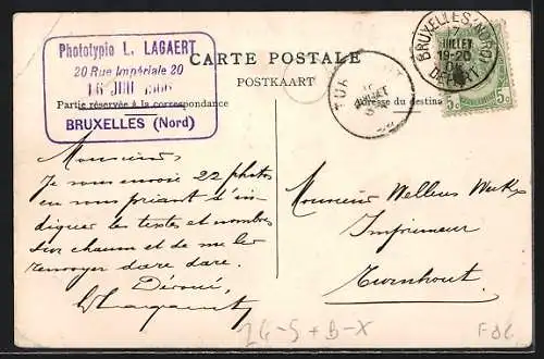 AK Moerzeke, Overstroomingen van Maart 1906, Hoeven van het dorp