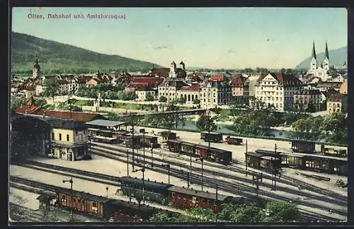 AK Olten, Bahnhof und Amtshausquai