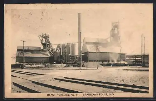 AK Sparrows Point, MD, Blast Furnace No. 5