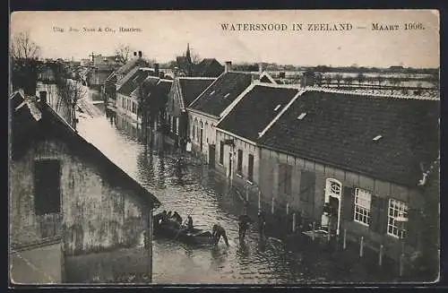 AK Zeeland, Watersnood Maart 1906