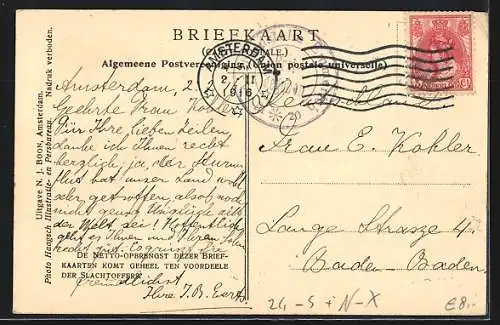 AK Schellingwoude, Groote Watersnood van 1916 / Hochwasser1916, Kerk