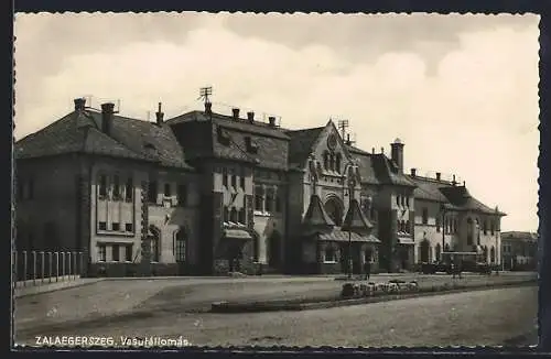AK Zalaegerszeg, Vasutállomás, Bahnhof