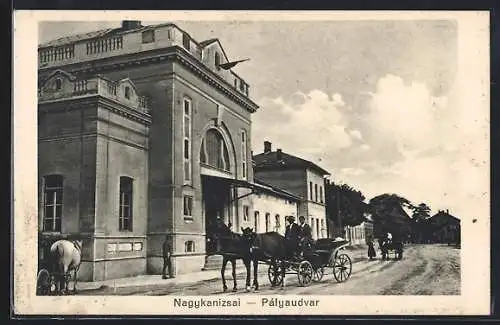AK Nagykanisza, Pályaudvar, Bahnhof