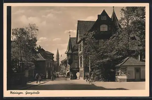 AK Meiningen, Partie in der Georgstrasse
