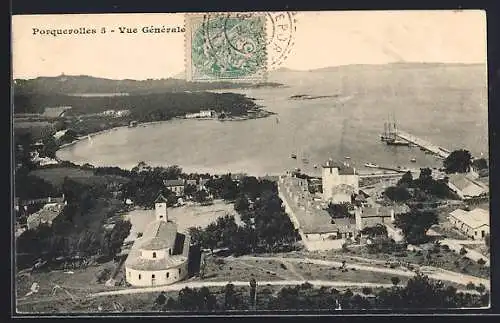 AK Porquerolles, Vue Générale
