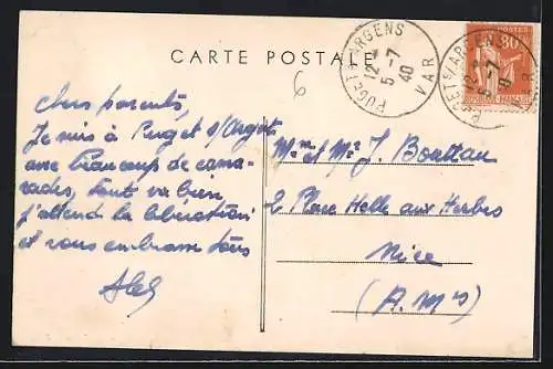 AK Puget-sur-Argens, Vue générale