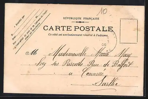 AK Signes, Place Saint-Jean et fontaine ombragée par des arbres