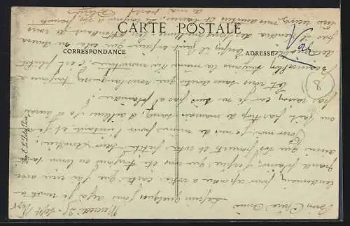 AK Saint-Zacharie, Place du Cours avec fontaine et arbres majestueux