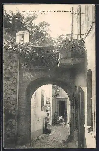 AK Seillans, Porte et rue du Couvert