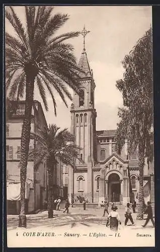 AK Sanary, L`Eglise de Sanary sur la Côte d`Azur