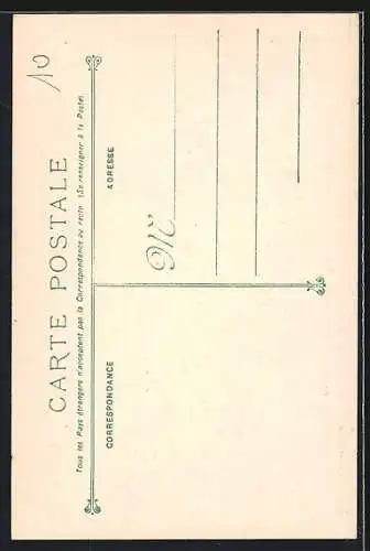 AK Gonfaron, L`Église et les enfants devant l`entrée