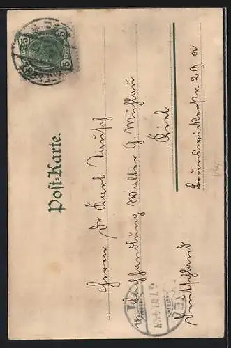 Künstler-AK Zeno Diemer: Bregenz, Leuchtturm am Molenkopf