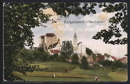 AK Hiltpoltstein / Fränk. Schweiz, Blick auf den Ort