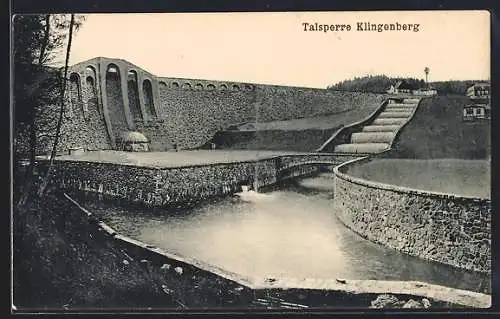 AK Klingenberg / Sachsen, Partie an der Talsperre