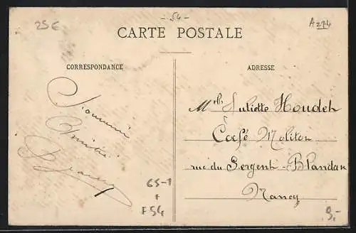AK Lay-St-Christophe, La Gare, Bahnhof