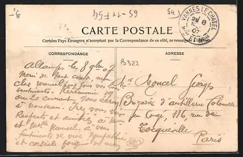 AK Barisey-la-Cote, La Gare, Bahnhof