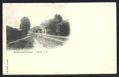 AK Audun-le-Roman, Gare, Bahnhof