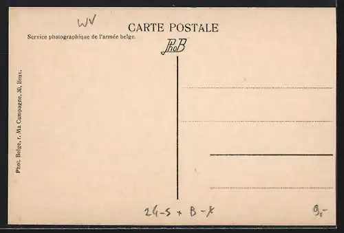 AK Knocke, Inondations au fort