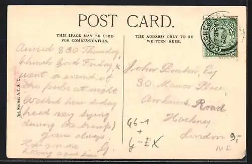 AK Colchester, North Hill, Strassenbahn