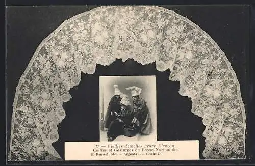 AK Alencon, Coiffes et Costumes de Basse Normandie