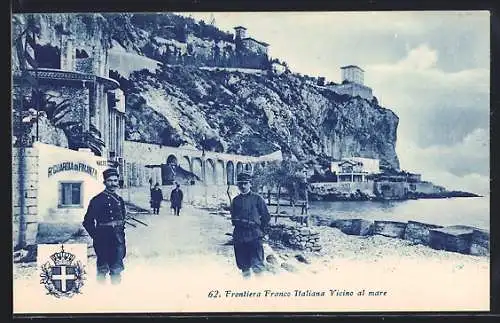 AK Grenze, Frontiera Franco Italiana Vicino al mare