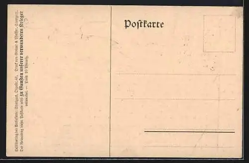 AK Das eiserne Korps, Lied, Flagge