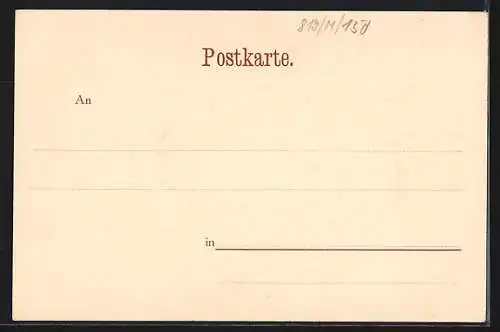 Künstler-AK Ende der Württemberg Marke